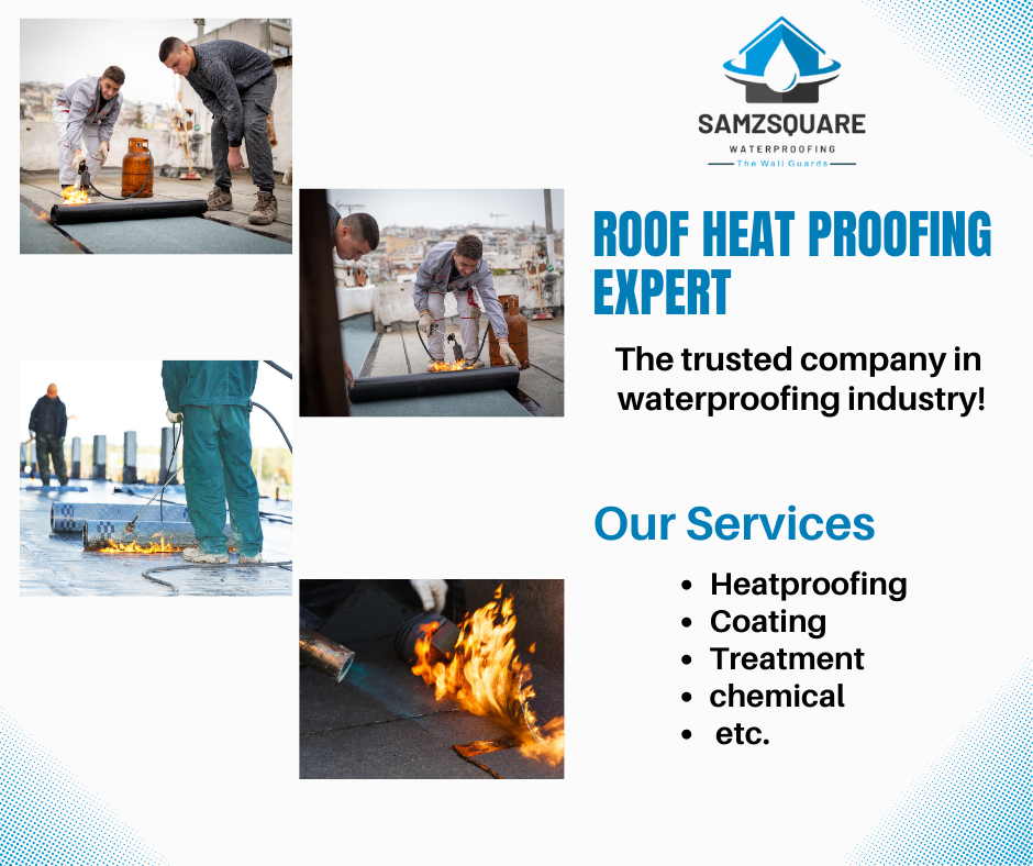 Roof Heat Proofing Services Best Company for chemical, Treatment & Solution in Pakistan